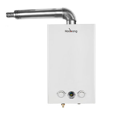 10 lít 220V máy sưởi nước bằng khí áp lực loại ống xả màu trắng LED 20Kw