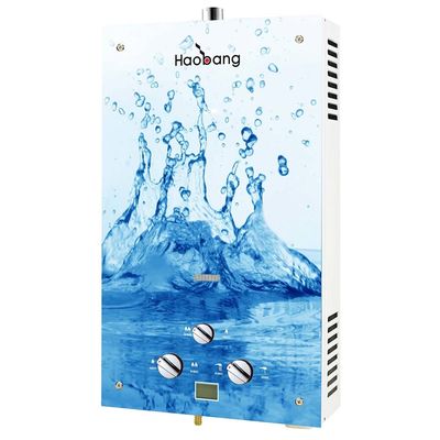 20KW nồi hơi khí LPG NG loại máy sưởi nước Panel kính màu sắc