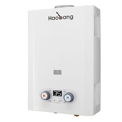 6 lít 1,56GPM Máy sưởi nước bằng khí nóng ngay lập tức với nút hai