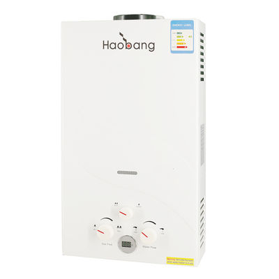 Loại khói Tắm gia đình 2.64GPM LPG NG Máy sưởi nước khí 10L