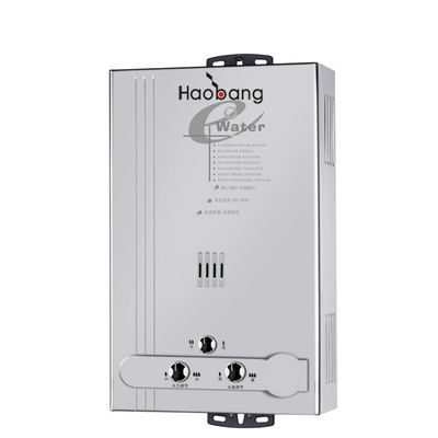Thép không gỉ Panel LPG NG Type 10L 2.64GPM Máy sưởi nước bằng khí