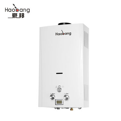 20kW LPG NG Máy sưởi nước bằng khí đốt ngay lập tức loại không thùng phủ màu trắng