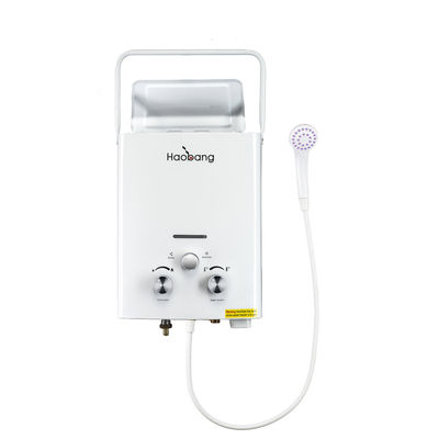 6L 1.58GPM Máy sưởi nước bằng khí LP Gas Portable Camping Shower