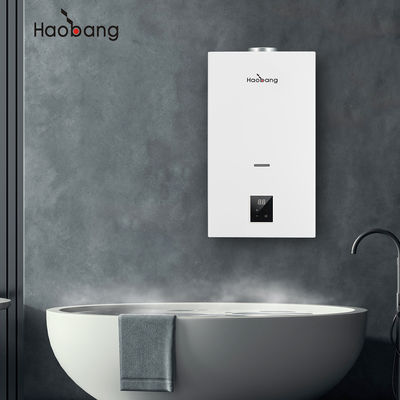Máy sưởi nước bằng khí màu bảng màu trắng với phương pháp thắp lửa xung