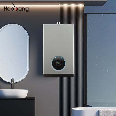 Loại lắp đặt trong nhà Máy sưởi nước xả ép với máy trao đổi nhiệt đồng không oxy và nhiên liệu khí tự nhiên